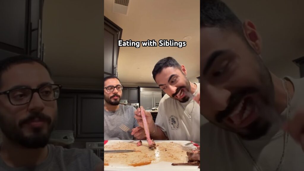 POV: Eating with your Big Back Sibling #funny #relatable