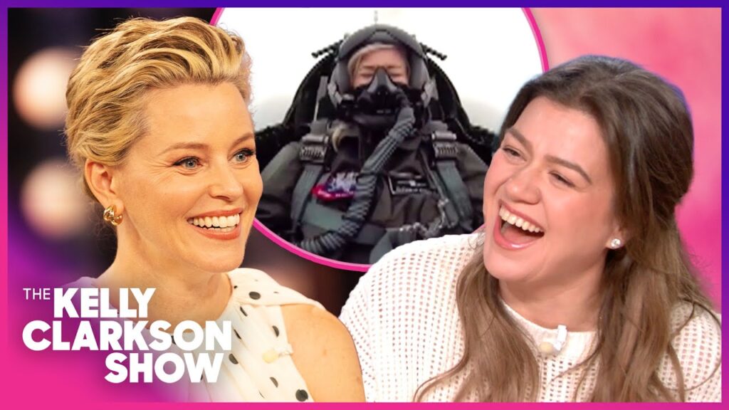 Elizabeth Banks & Kelly Clarkson Swap Crazy Fighter Jet Stories