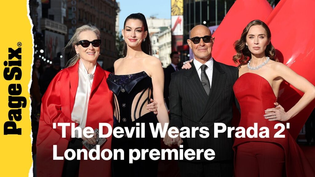 Anne Hathaway, Meryl Streep and more take London at 'The Devil Wears Prada 2' premiere