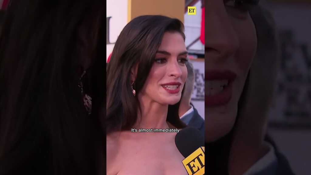 what made #annehathaway the most nostalgic while shooting #thedevilwearsprada2