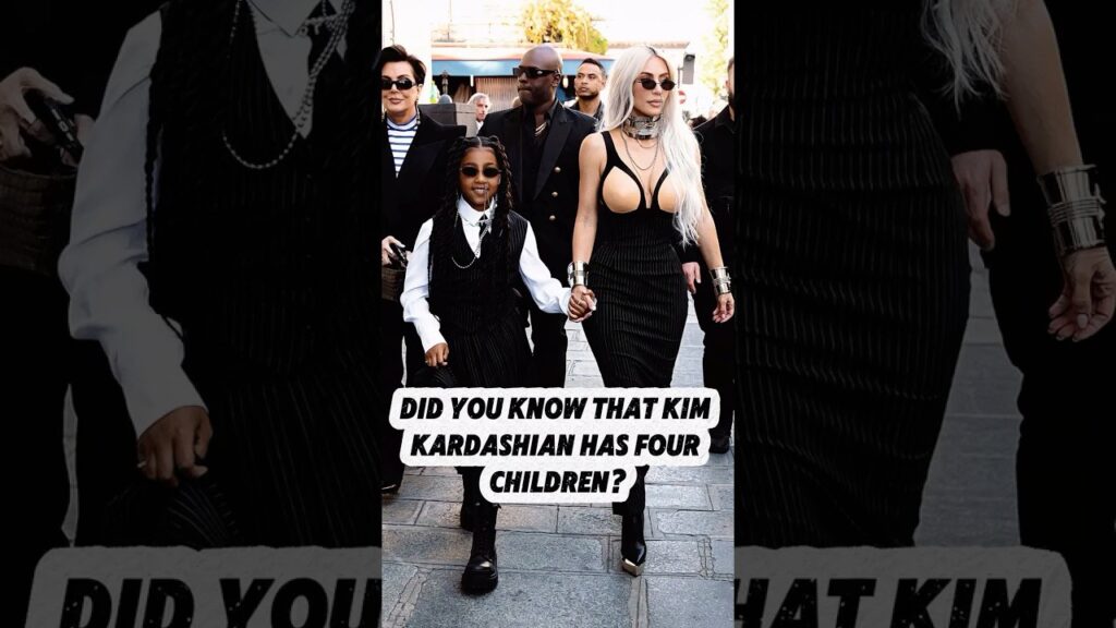 Did you know that Kim Kardashian has four children? #kimkardashian #child #born #difference #fypシ