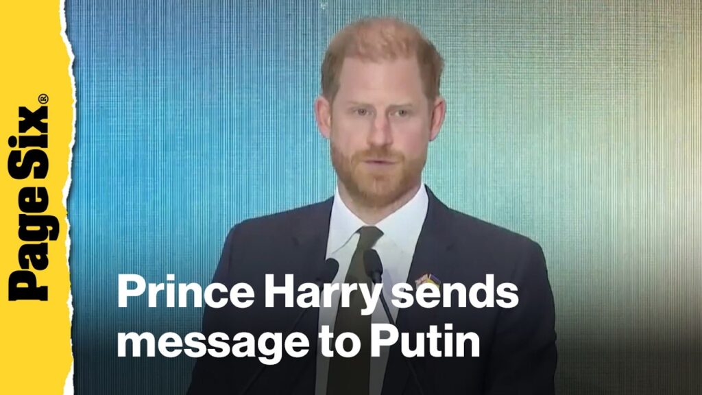 Prince Harry in Kyiv calls on Putin to stop Ukraine war when 'there is still a moment'
