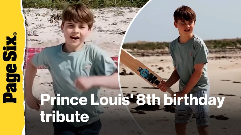 Prince William and Kate Middleton mark Louis' 8th birthday with never-before-seen footage