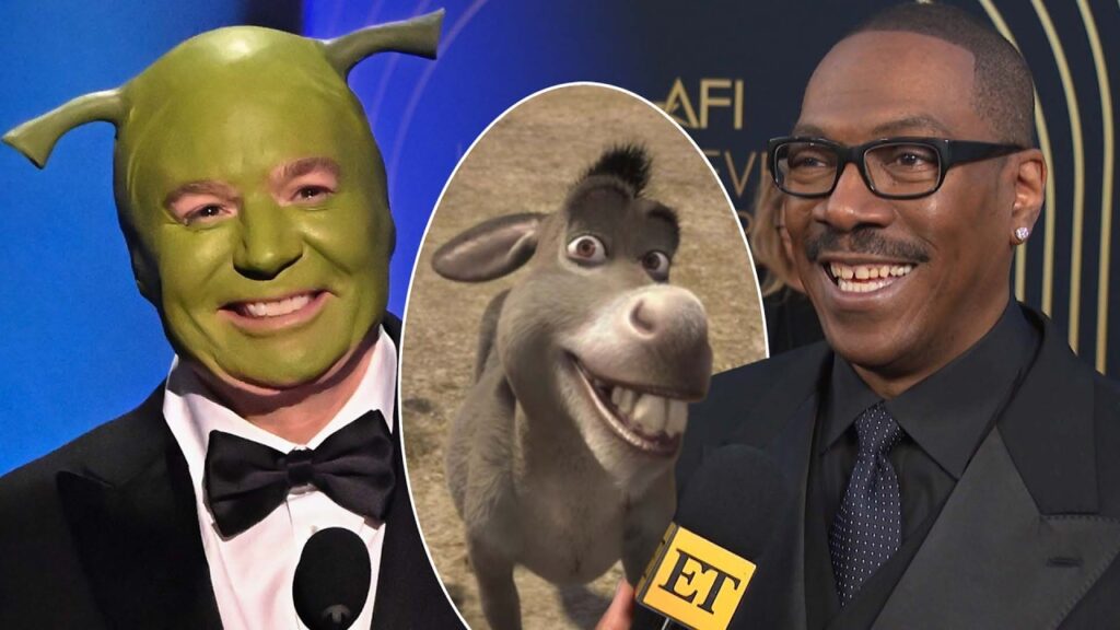 Mike Myers Dresses Up as Shrek for Eddie Murphy's AFI Achievement Award Honor