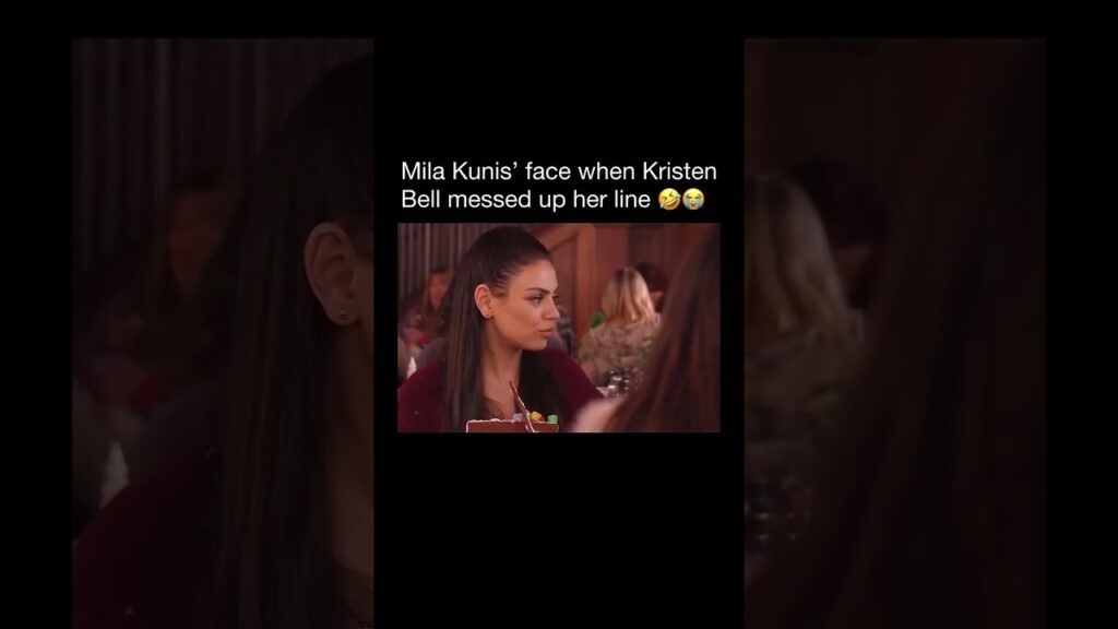 Kristen Bell BREAKS Mila Kunis With HILARIOUS Dialogue Mishap In Bad Moms BLOOPER!