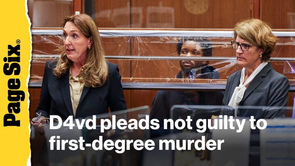 D4vd charged with murder, pleads not guilty