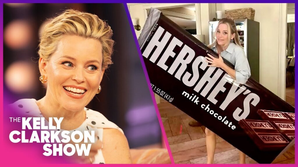 Elizabeth Banks Ate 6-Foot Chocolate Bar For 'The Miniature Wife'