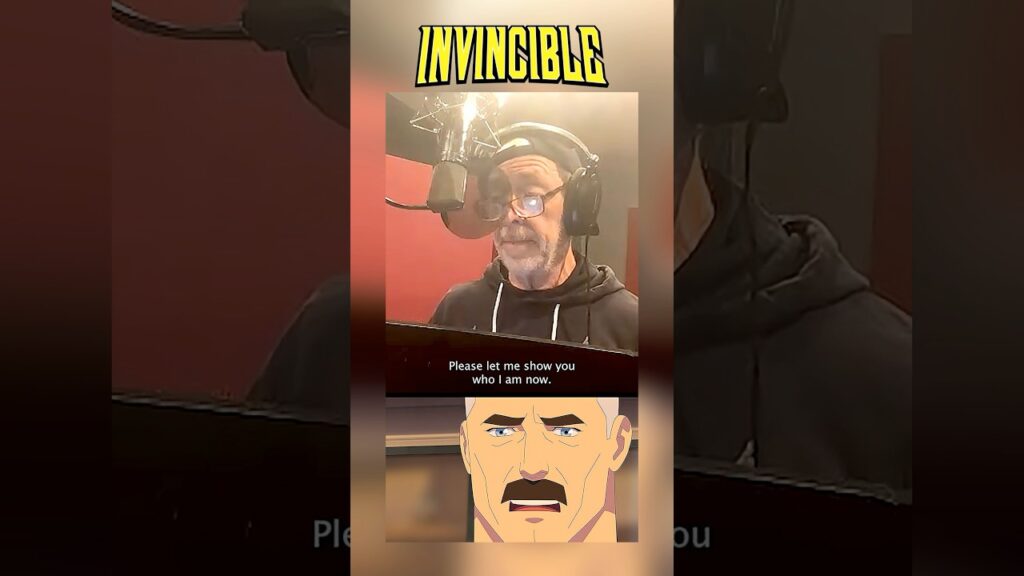 J. K. Simmons & Sandra Oh BTS Recording Invincible Voiceovers For Omni-Man & Debbie 🎙️ #shorts