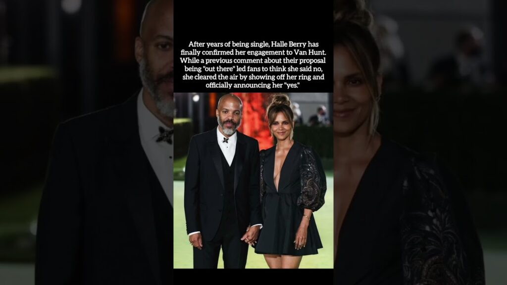 Halle Berry FINALLY Confirms Engagement to Van Hunt! 💍 #shorts
