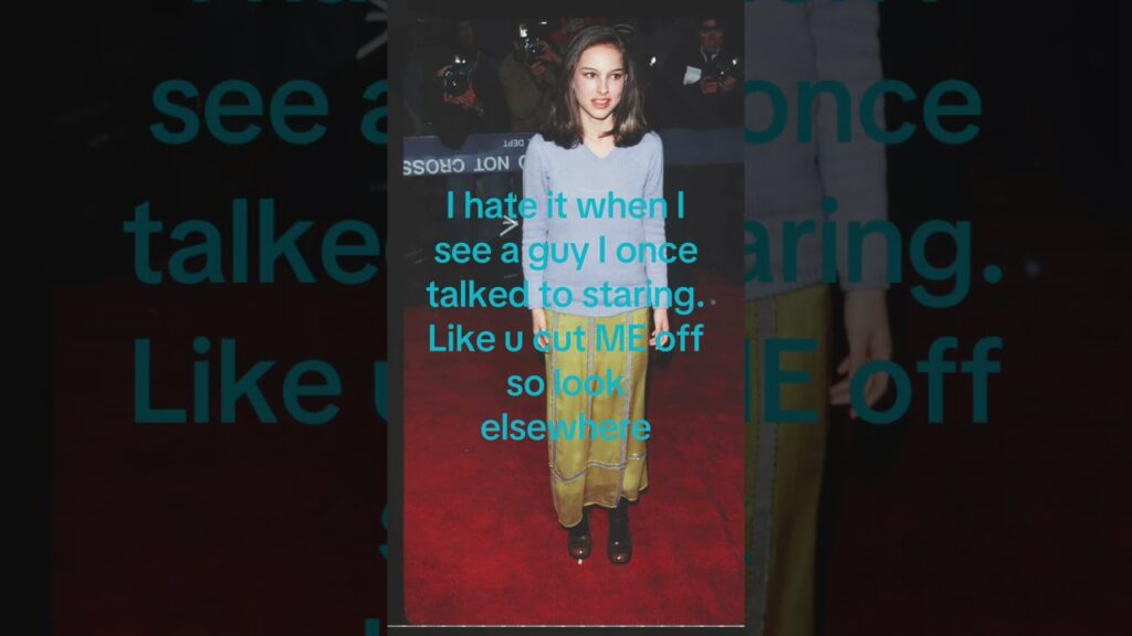 what are u looking at me for?😭 #natalieportman #akward #aesthetic #relatable