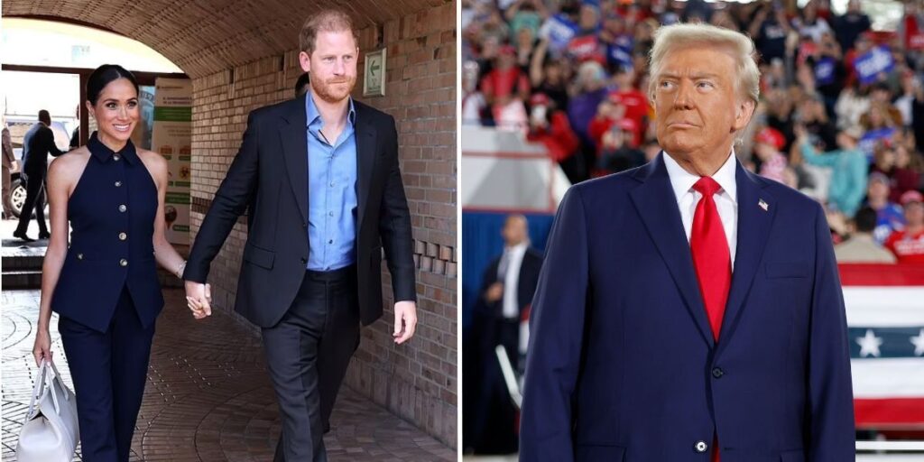 Donald Trump's latest swipe at Prince Harry and Meghan shows there is no end in sight for bitter feud