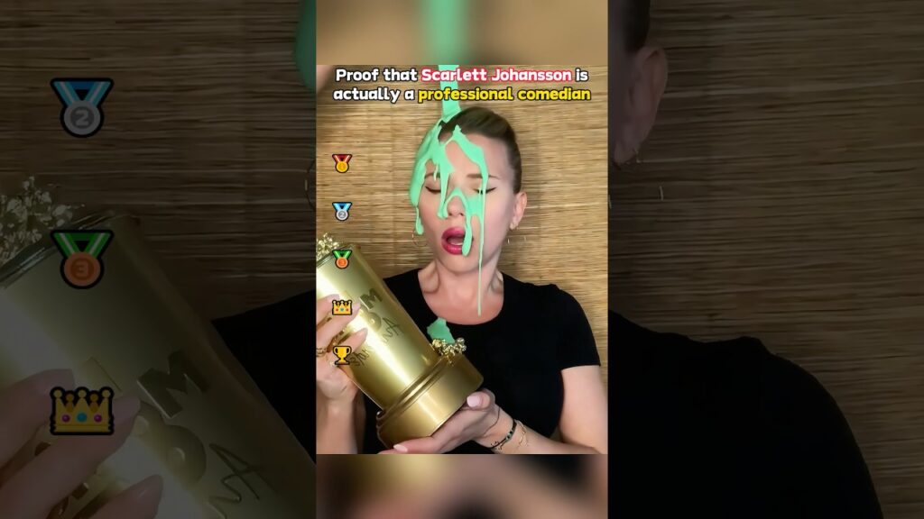 Proof that Scarlett Johansson is actually a professional comedian 🤣 #ScarlettJohansson