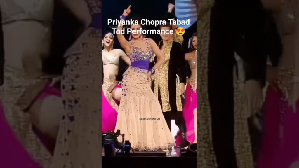 Priyanka Chopra Tabad Tod Performance 🔥😍 #viral #trending #shorts #priyanka #priyankachopra #dance