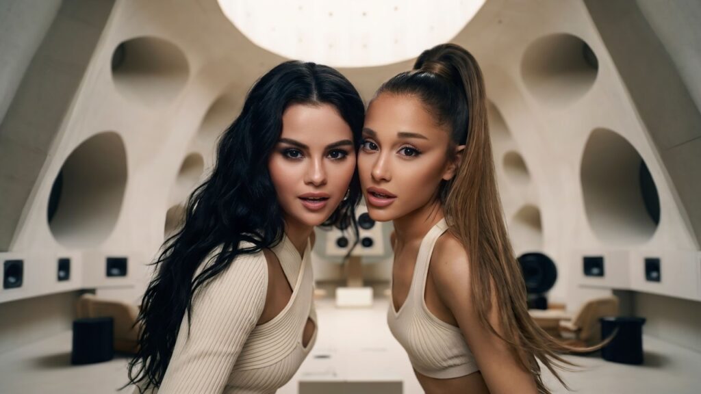Selena Gomez & Ariana Grande - Friends Who Kiss