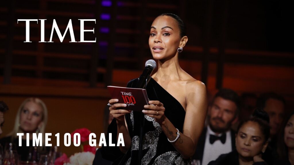Zoe Saldaña's 2026 TIME100 Gala Toast
