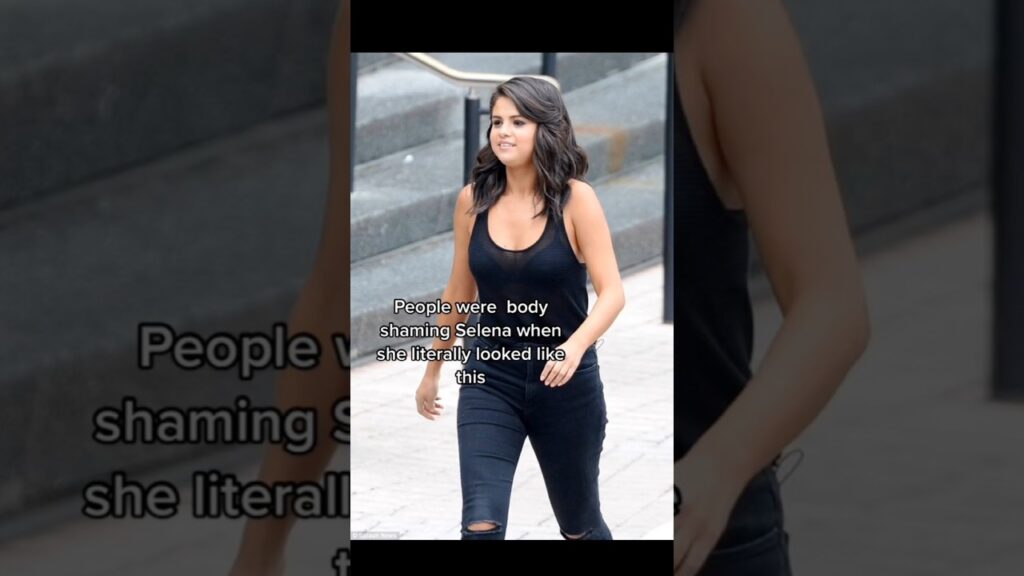 People were body shaming Selena Gomez while she literally looked like this 😩