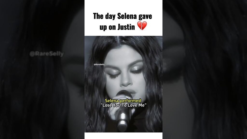 The day Selena gave up on Justin #selenagomez #justinbieber