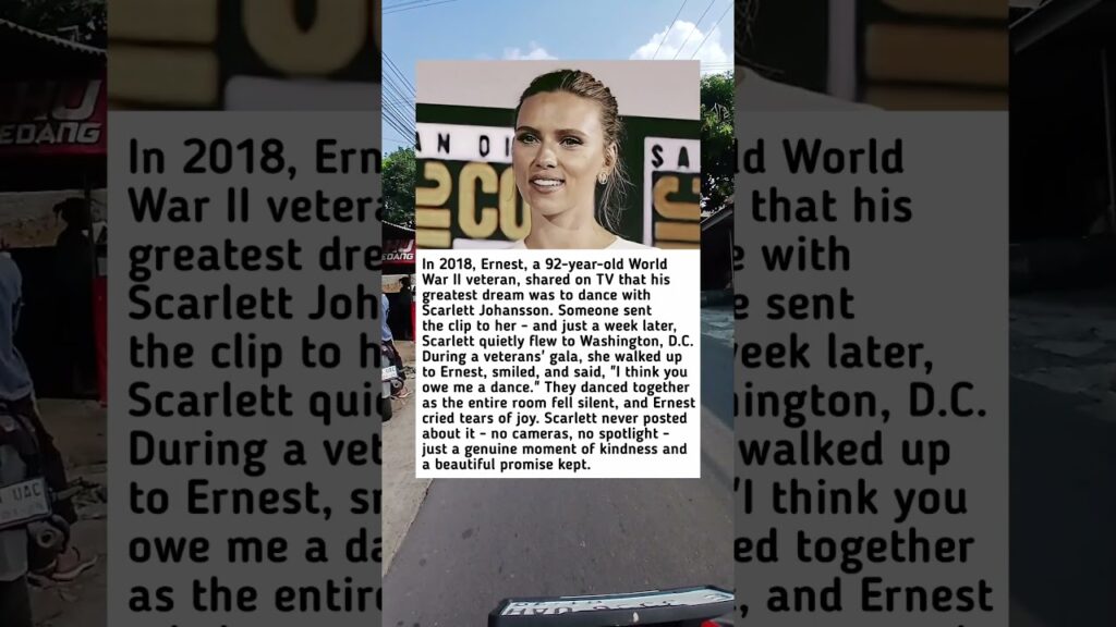 Scarlett Johansson's Secret Dance That Moved a Room to Tears.,,"!!!!