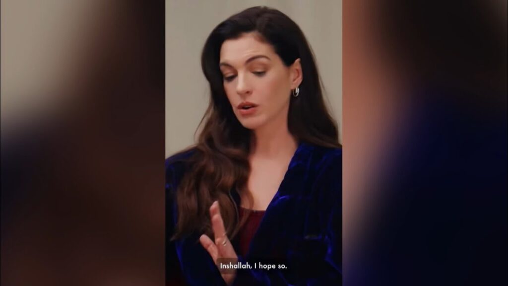 ‘A real double standard’: Anne Hathaway goes viral after saying ‘Inshallah’ in interview
