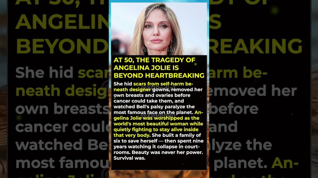 At 50, The Tragedy Of Angelina Jolie Is Beyond Heartbreaking #shorts