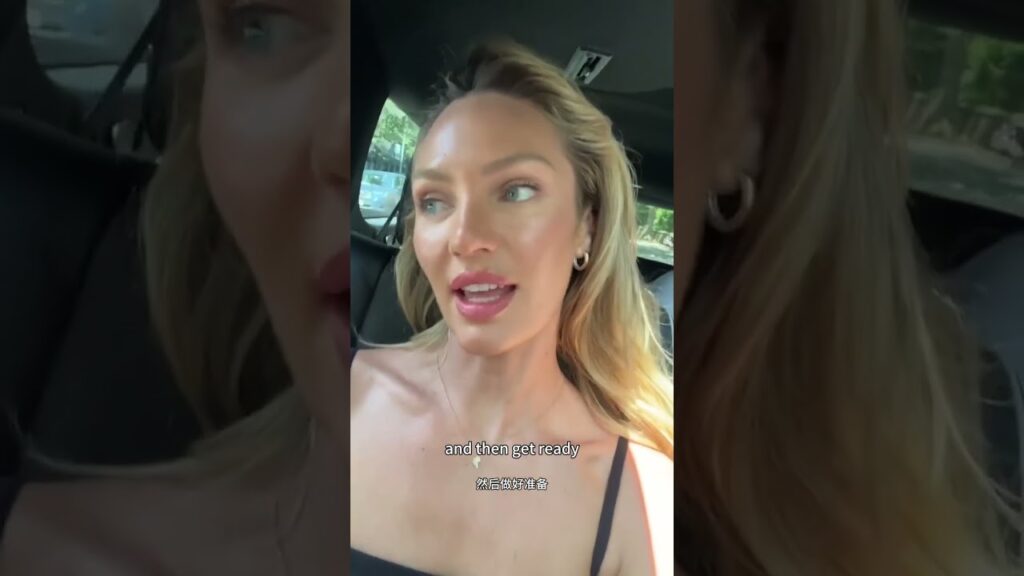 Victoria's Secret supermodel Candice Swanepoel  Early Morning Vlog