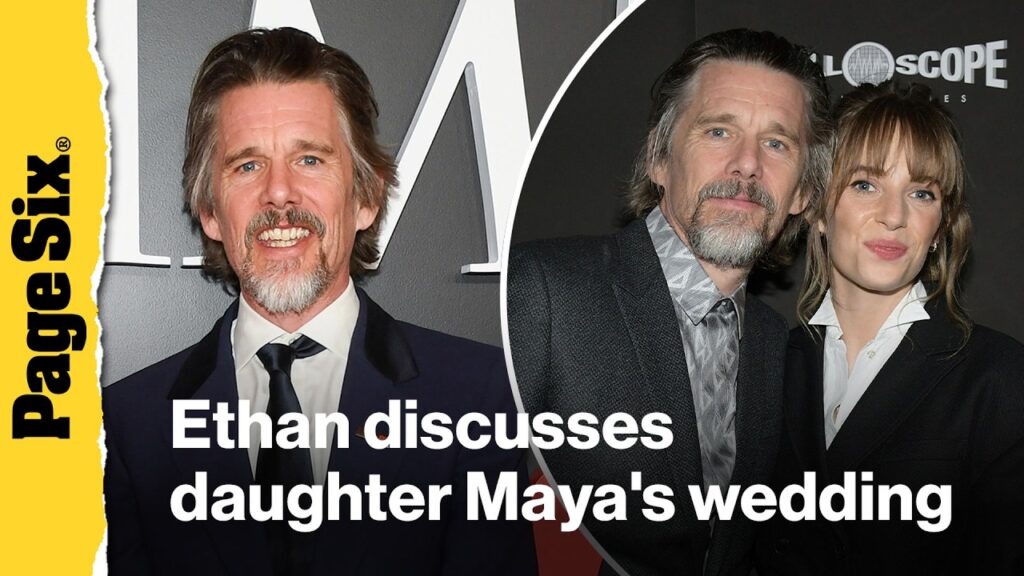 Ethan Hawke discusses daughter Maya's wedding for first time in emotional interview at Time 100 Gala