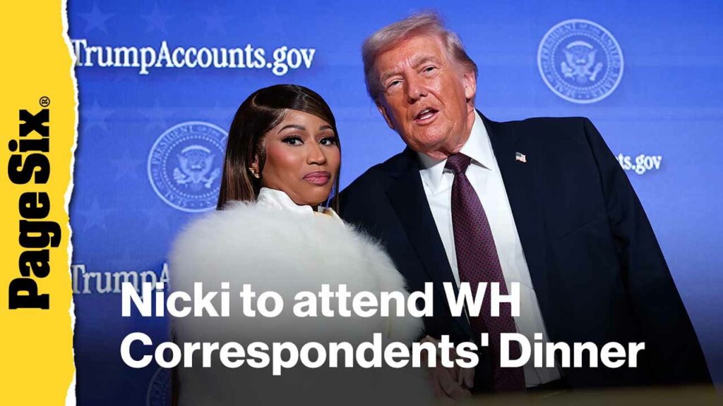 Nicki Minaj to attend 2026 White House Correspondents' Dinner
