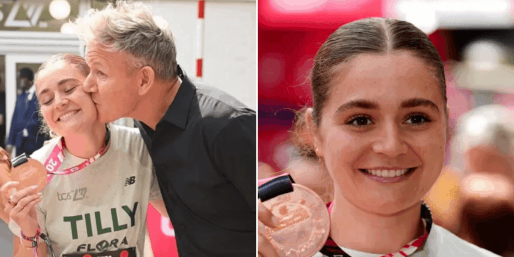 Gordon Ramsay pens adorable message to daughter Tilly as celeb praise floods in after London Marathon: 'Incredible!'