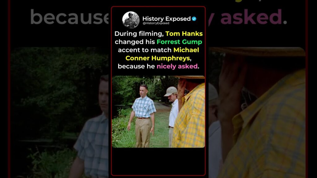 When Tom Hanks Copied a Child's Accent in Forrest Gump 🎬🗣️