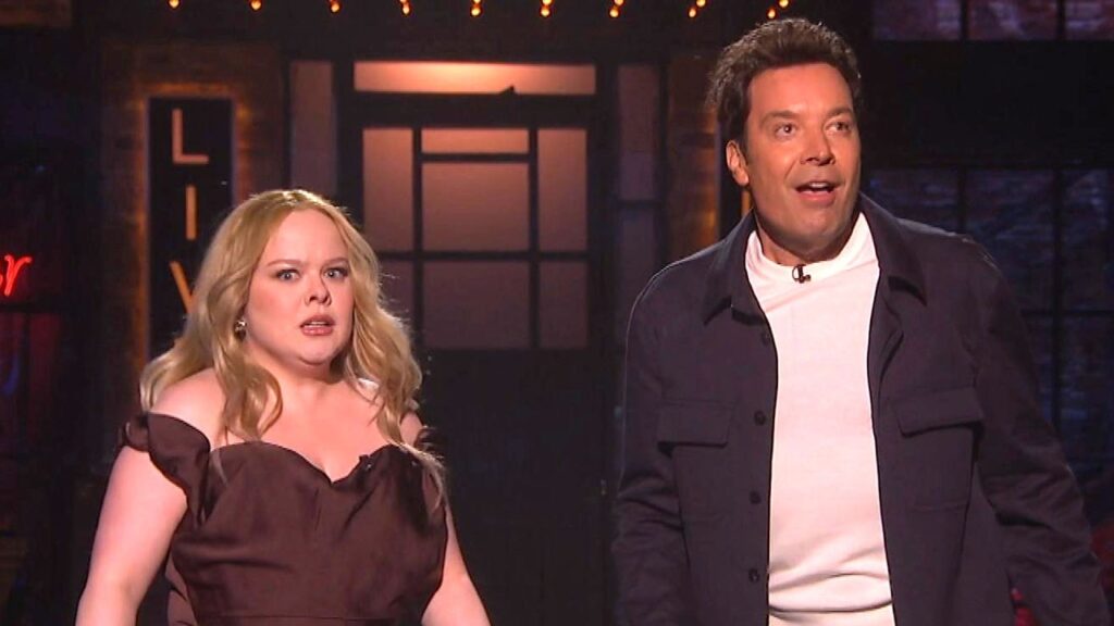 Jimmy Fallon CRASHES Nicola Coughlan’s ‘SNL: UK’ Debut