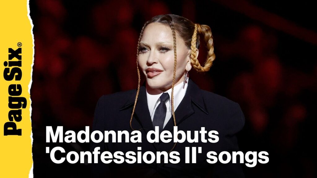 Madonna debuts 'Confessions II' songs at West Hollywood party