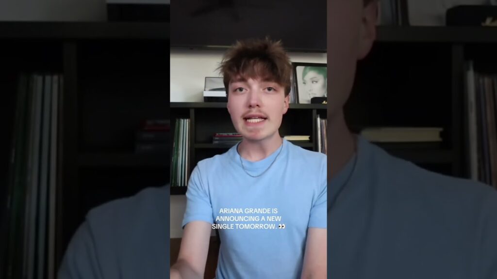 ARIANA GRANDE IS ANNOUNCING A NEW SINGLE TOMORROW #shorts #arianagrandefan #ag8