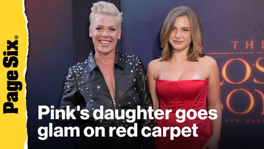 Pink's daughter Willow, 14, goes glam in rare red carpet appearance