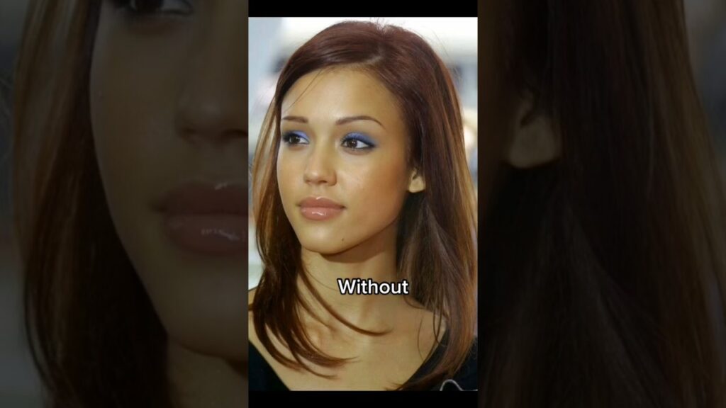 Jessica Alba without the weird beauty filters 😩