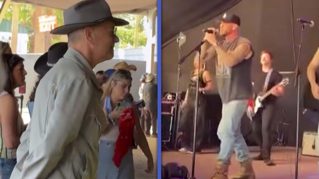 Tom Hanks Watches Son Chet Perform at Stagecoach!