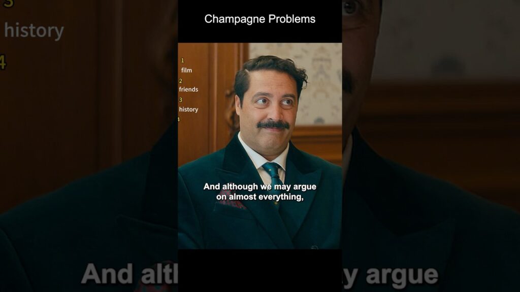 Champagne Problems (2025) | "Cut to the chase" Scene 🍾