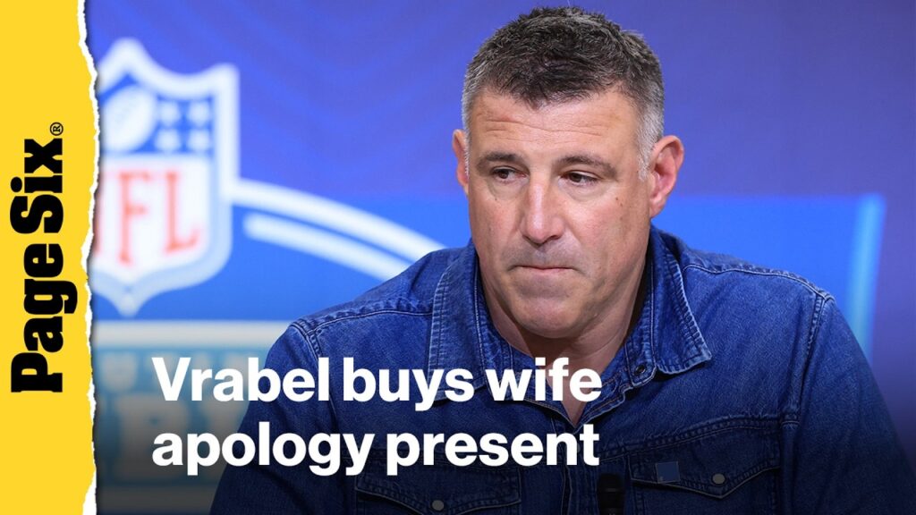 Mike Vrabel jets to Salt Lake City mid-NFL draft, buys wife apology present after photo scandal