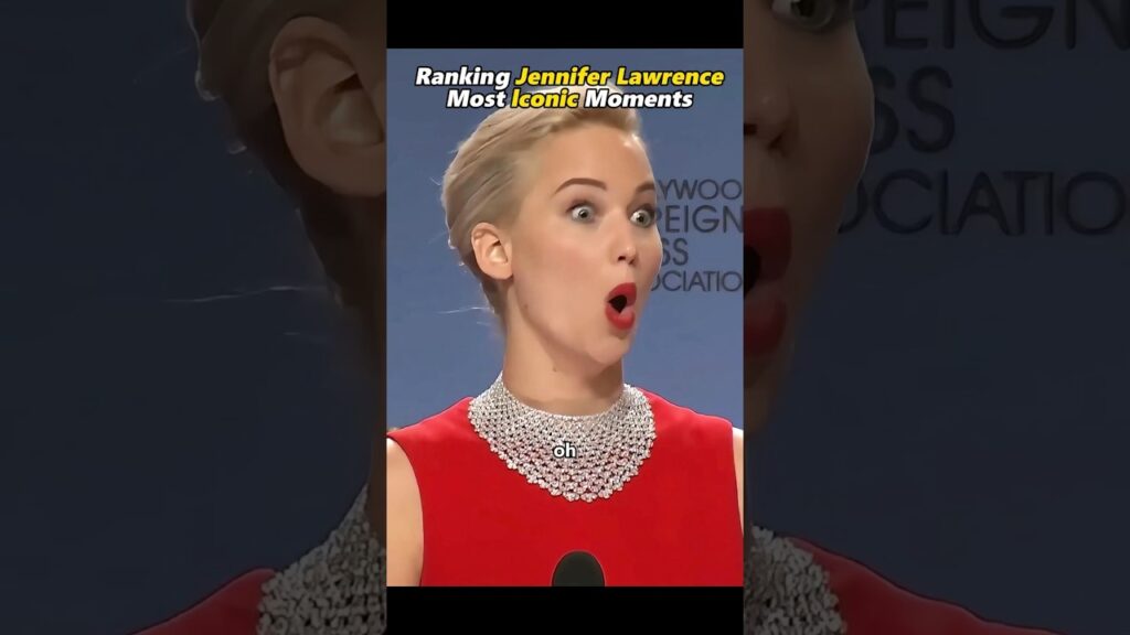 Ranking Jennifer Lawrence Most lconic Moments#funny #funnyvideo #jenniferlawrence #celebrity #fyp