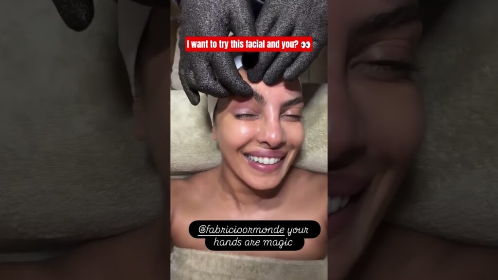 This facial Priyanka Chopra is getting looks unreal 😳✨
