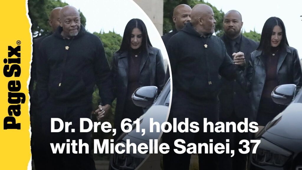 Dr. Dre, 61, holds hands with 'The Valley' star Michelle Saniei, 37, on unexpected date night