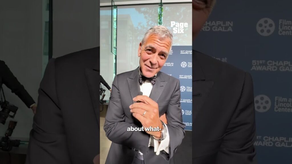 George Clooney, 64, reveals he's slowing down: 'I'm not chasing a career anymore' #shorts