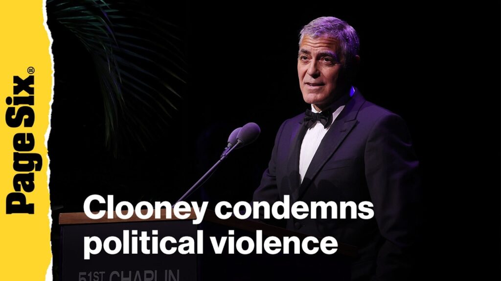 George Clooney condemns political violence after White House Correspondents' Dinner shooting