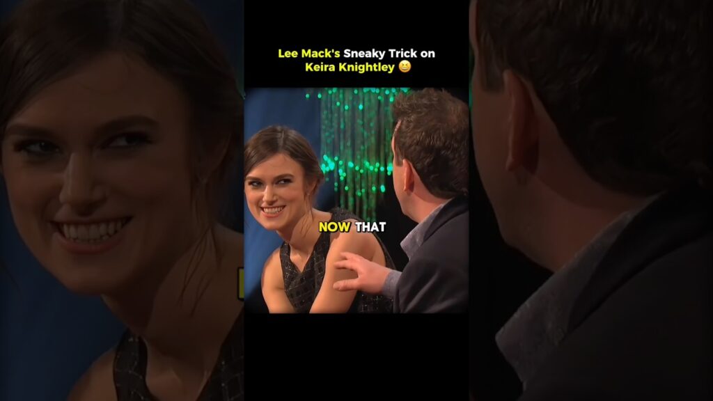 Lee Mack Makes Keira Knightley Feel So Awkward 🌚 #shorts