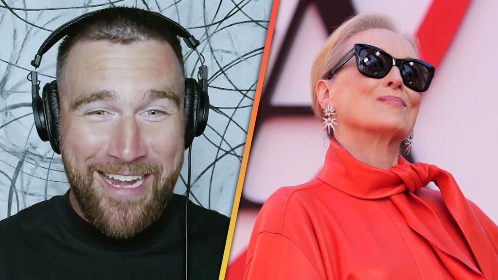 Travis Kelce REACTS to Being Shaded by Meryl Streep!