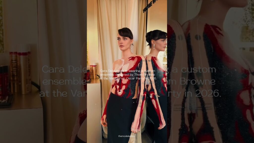 Cara Delevingne  at the Vanity Fair Oscar Party in 2026.