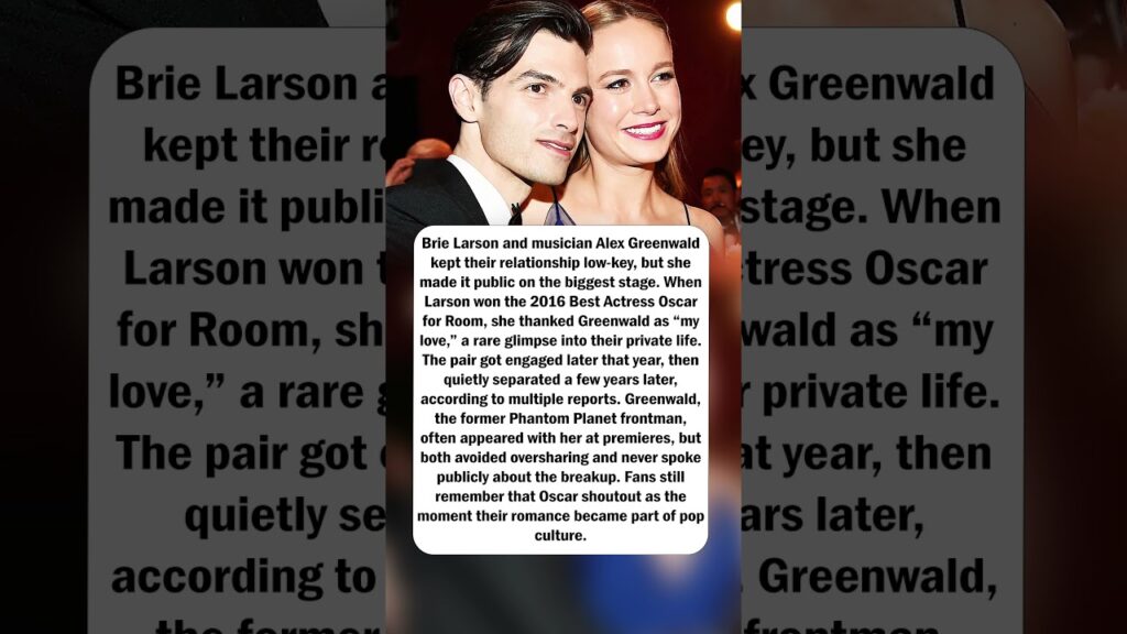 Brie Larson’s Oscar Shoutout