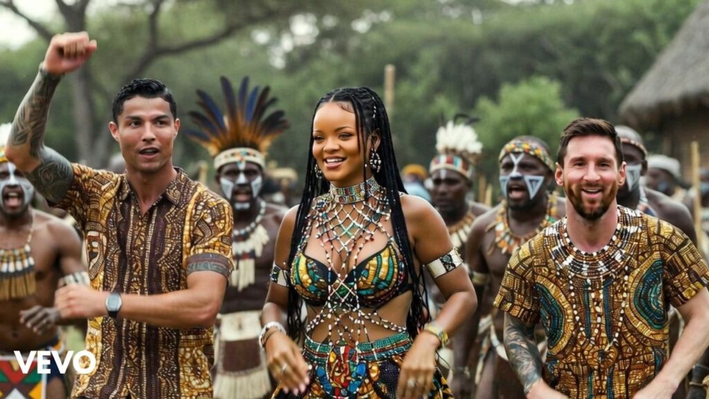 Rihanna - Ronaldo and Messi In My Origin (Afro Music Video)