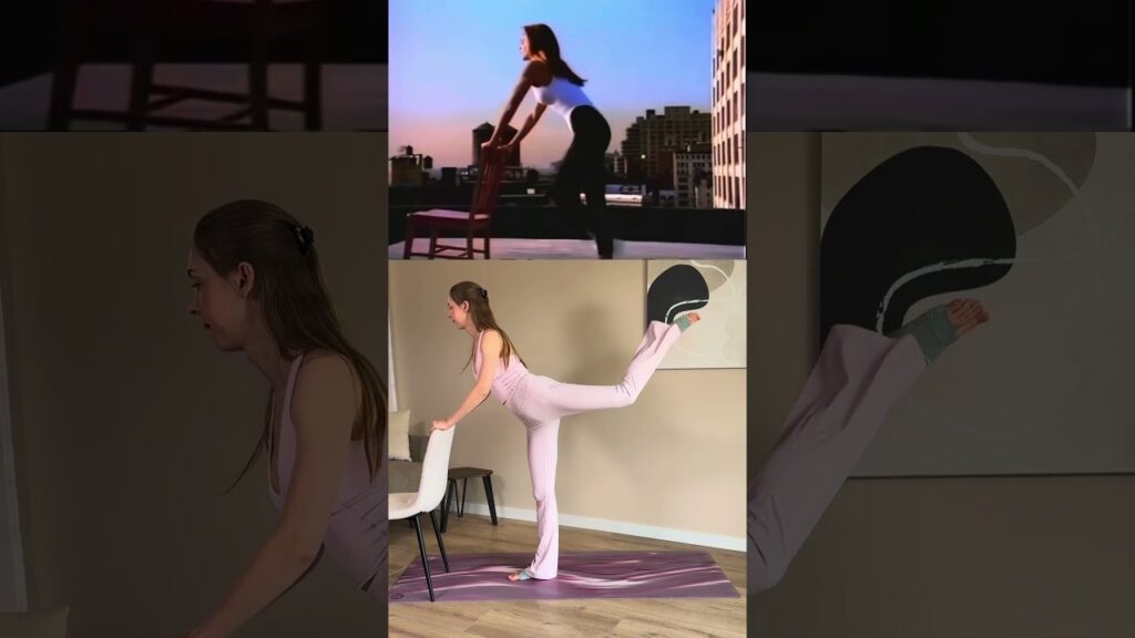 Trying Cindy Crawford’s 80s workout 👀And honestly… this move still burns 🔥