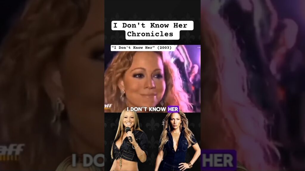 I Don’t Know Her Chronicles π| Mariah Carey Shades Jennifer Lopez I Don't Know Her Chronicles π| Mariah Carey Shades Jennifer Lopez