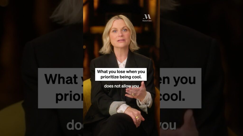 Don't try to be cool | Amy Poehler | MasterClass
